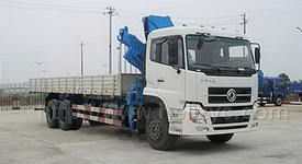 東風(fēng)天龍后雙橋隨車(chē)吊圖片